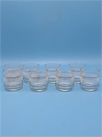 Set Of 8 Mcm Low Ball Glasses