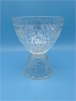 Small Serving / Punch Bowl On Pedestal