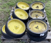 (EI) 12 John Deere Planter Wheels