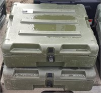(II) Military Hard Plastic Transport Cases