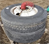 (II) Pallet: Michelin Tractor Tires & Air Line