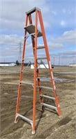 (T) 8' Louisville Metal Ladder Model# FP1508