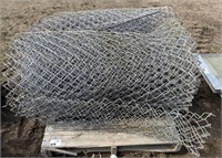 (T) 2 Rolls Chain Link Fencing, 48"W