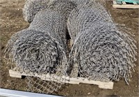 (T) 2 Rolls Chain Link Fencing, 48"W