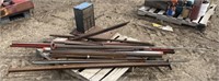 (AG) Pallet: Threaded Rods, Tool Box, Etc.