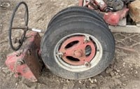 (AG) Tractor Steering Wheel & Front Tires