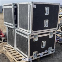 (KK) Hard Plastic And Metal Storage Cases