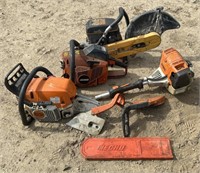 (AT) Lot: Partner K700 Concrete Saw & Chainsaw