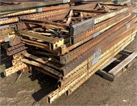 (CU) 10' Pallet Racking, 11 Pieces