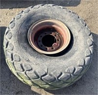 (DH) Goodyear 18.4-16A Tire w/ Rim