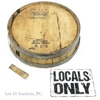 Buffalo Trace Bar Head + Top Wall Ad (Rougher)