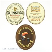 Guinness Beer Wall Plaques (3)