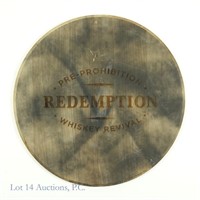 Redemption Whiskey Barrelhead Wall Plaque