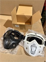 Lot of 2 new paintball or airsoft masks msrp $25