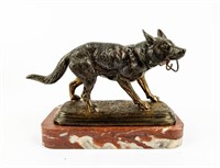 Brass Large Dog Pocket Watch Holder