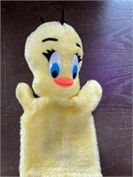 Tweety Bird, vintage, puppet