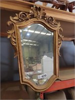 SMALL GILDED FRENCH MIRROR