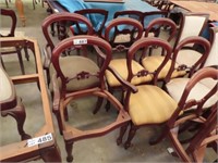 SET 10 plus 2 armchairs,  Victorian DINING CHAIR