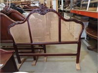 Victorian Bedhead King Size with Rattan