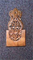 Indian hand carved wood holders 6"x12”