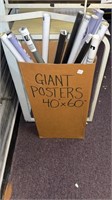 Lot of 12 Giant posters (Music/girls/TV)