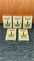 Lot of 5 Weed Card Game