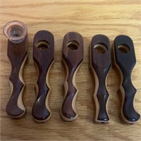 Wooden tobacco pipe lot