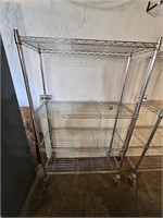 Wire Shelf on Wheels