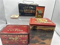 Vintage tobacco tins