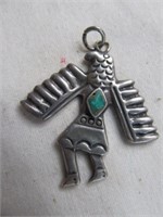 Vintage Sterling Silver & Turqoise Thunderbird