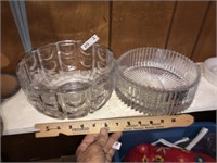 (2) Art Deco / Serving Bowls