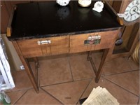 Antique Medicsl Sterlizer Table