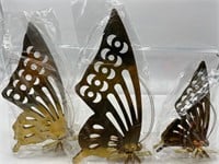 Brass butterflies