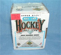 Upper Deck 1991 to 1992 NHL hockey card set