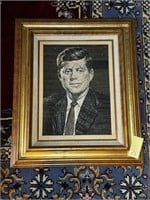 Stitched JFK Portrait