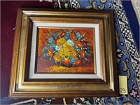 Small Floral Oil Painting