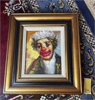 Small Clown Oil Painting