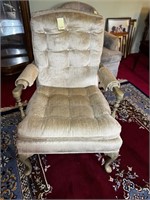 Grayish / Tan Vintage Armchair