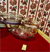 Casserole Dishes, Canisters & Anchor Bowl