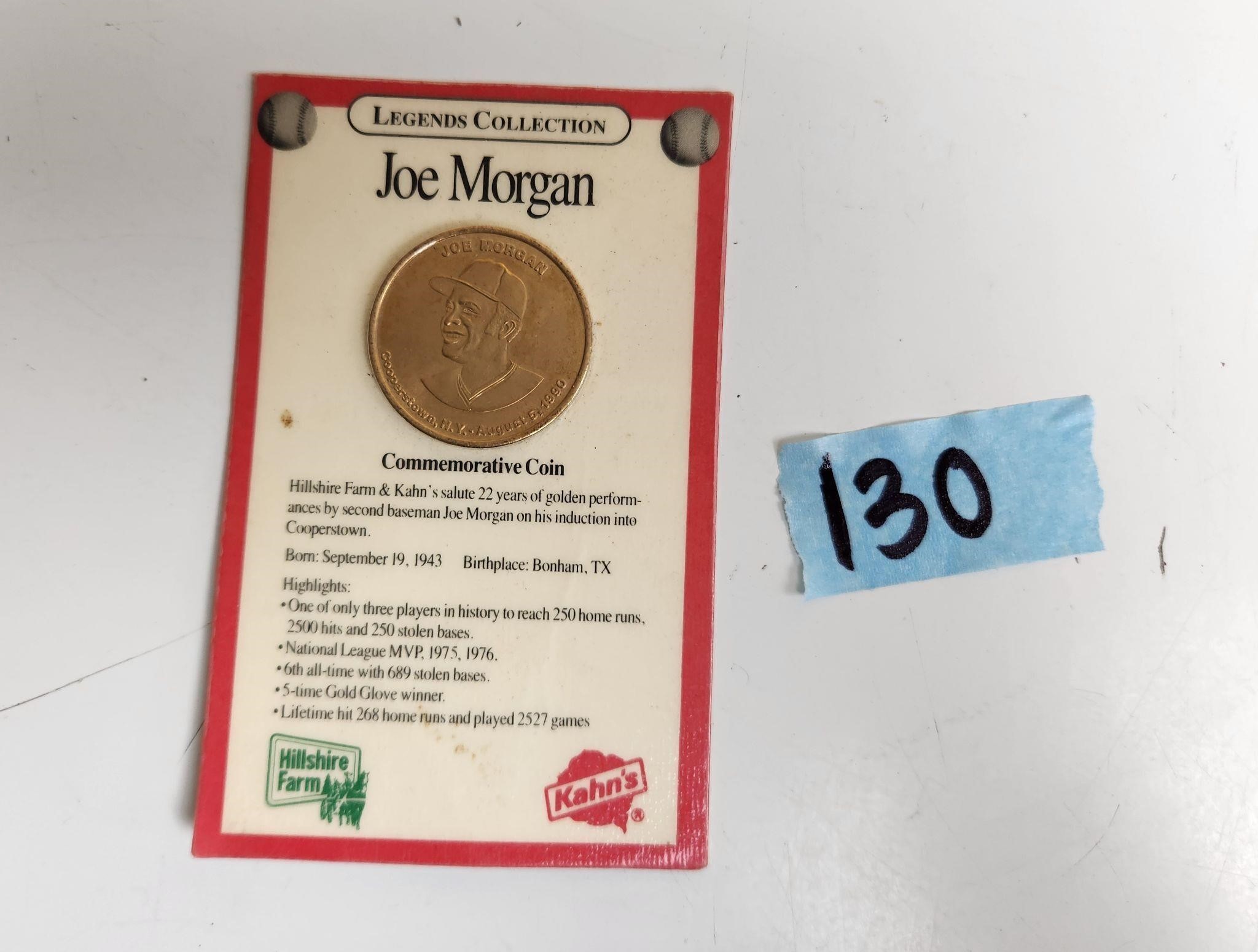 Joe Morgan Commemorative Coin