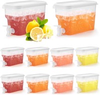 10 Pcs Fridge Beverage Dispenser 0.8 Gallon