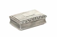 GEORGE III SILVER SNUFF BOX, 90.6g