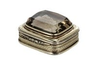 UNUSUAL SCOTTISH SILVER VINAIGRETTE, 33.2g