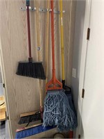 BROOMS AND  MOPS