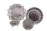 FOUR SILVER SERVING PIECES, 1700g