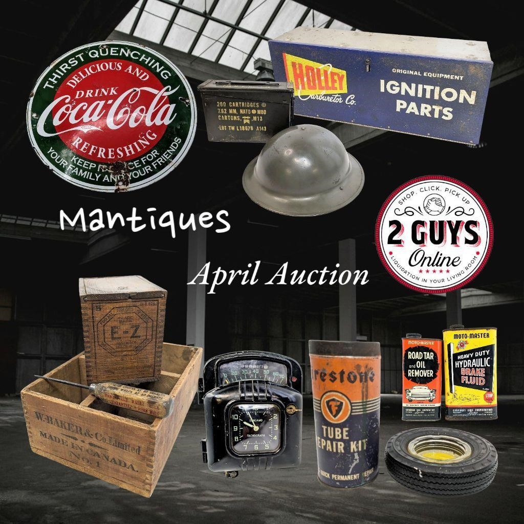 Antiques, Jewelry & Collectibles Auction - April 2024