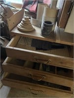 CONTENTS OF DRAWERS AND TOP