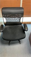 Office chair aprox 32” x 22” x 41”.