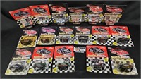NASCAR Die Cast Stock Cars w/Display & Cards