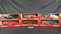 6 NASCAR Die Cast Racing Team Transporters